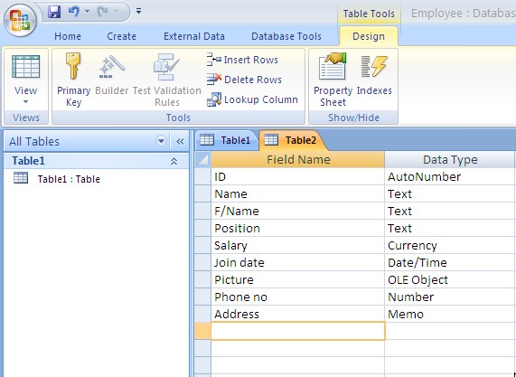 Database In Access Create A Database In Access Microsoft Access